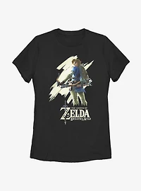 Nintendo The Legend Of Zelda Basic Breath Womens T-Shirt