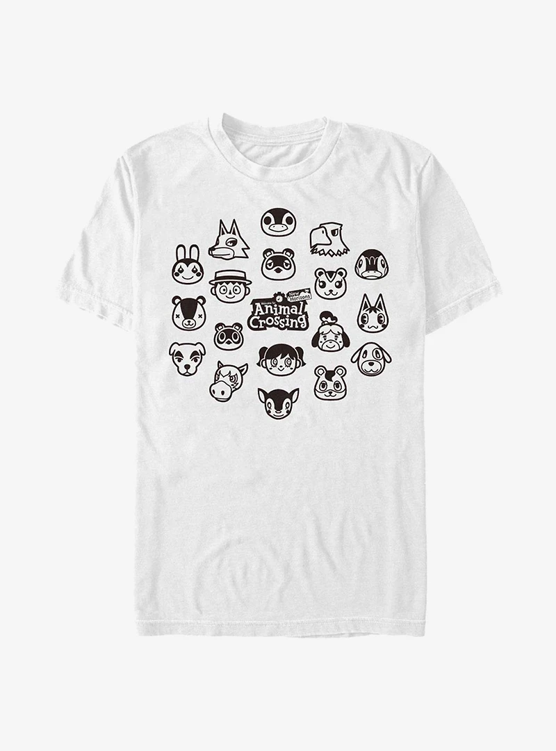 Nintendo Animal Crossing: New Horizons Group T-Shirt