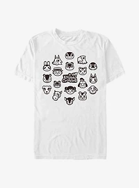 Nintendo Animal Crossing: New Horizons Group T-Shirt