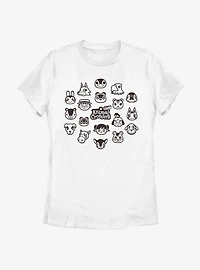 Nintendo Animal Crossing: New Horizons Group Womens T-Shirt