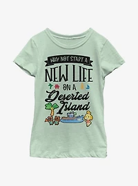 Nintendo Animal Crossing Start Anew Youth Girls T-Shirt