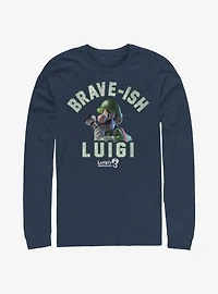 Nintendo Super Mario Brave-Ish Luigi Long-Sleeve T-Shirt