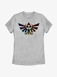 Nintendo The Legend Of Zelda Tie Dye Outline Womens T-Shirt
