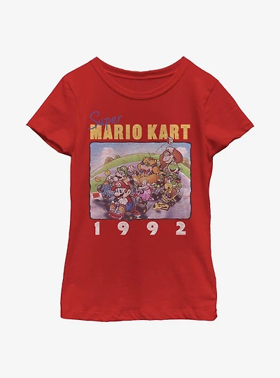Nintendo Super Mario Mk Box Youth Girls T-Shirt