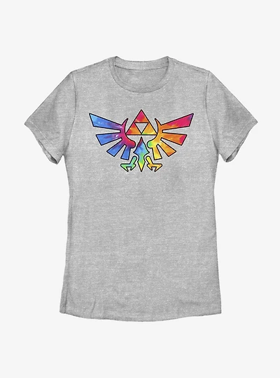 Nintendo The Legend Of Zelda Groovy Crest Womens T-Shirt