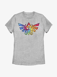 Nintendo The Legend Of Zelda Groovy Crest Womens T-Shirt