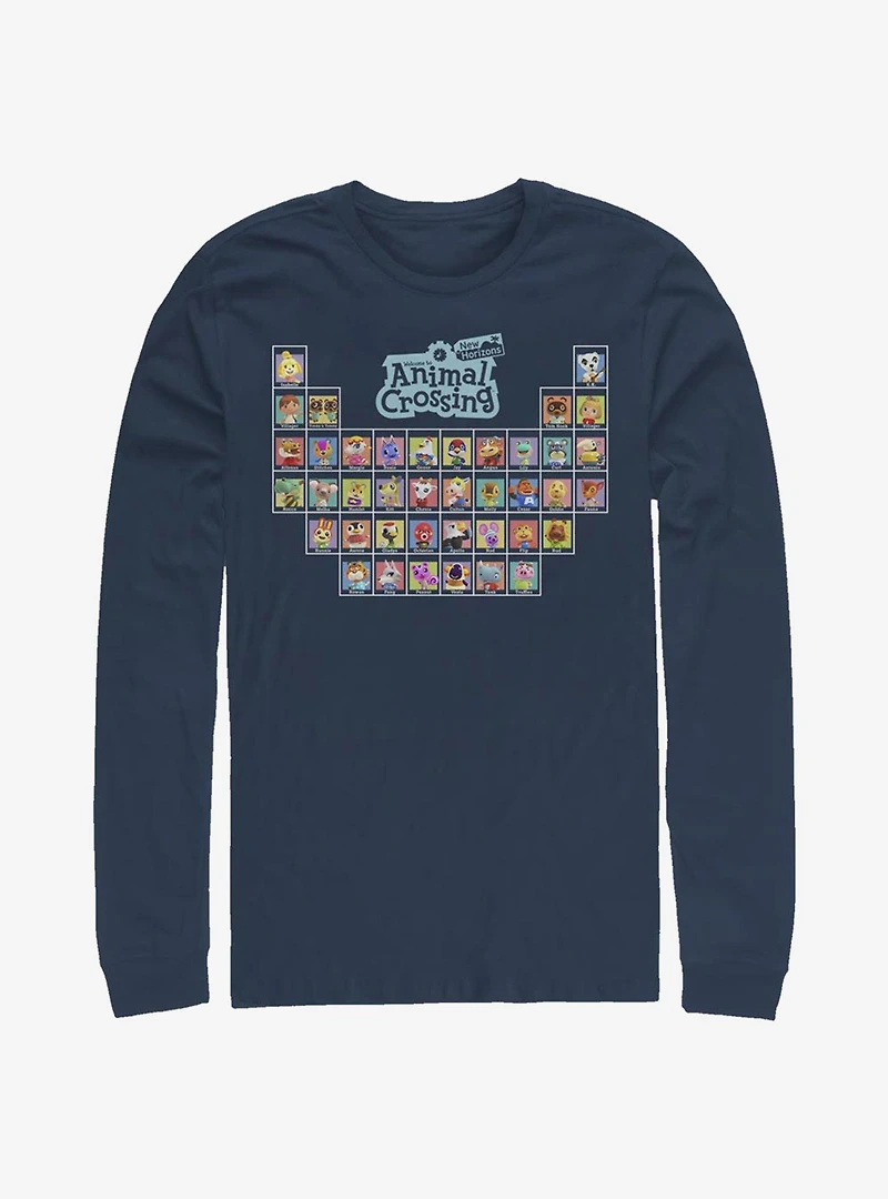 Nintendo Animal Crossing Periodically Long-Sleeve T-Shirt