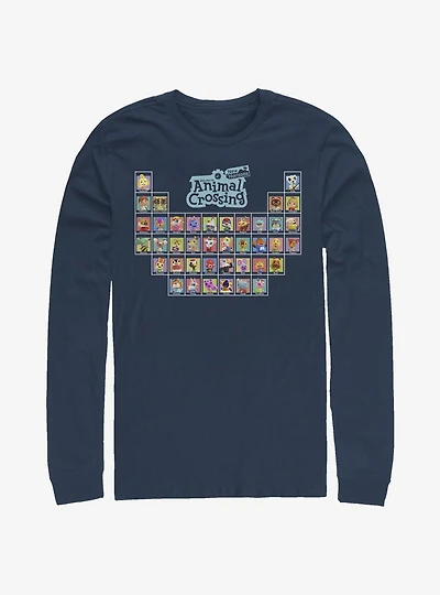 Nintendo Animal Crossing Periodically Long-Sleeve T-Shirt