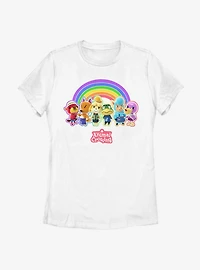 Nintendo Animal Crossing Rainbow Lineup Womens T-Shirt