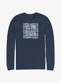 Nintendo Super Mario Brothers Box Long-Sleeve T-Shirt