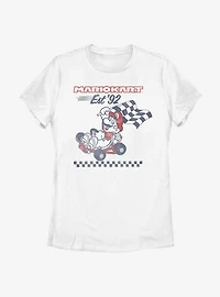 Nintendo Super Mario Retro Racing Womens T-Shirt