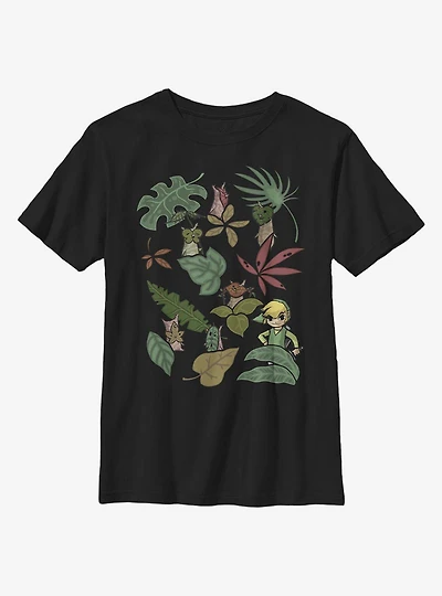 Nintendo The Legend Of Zelda Leafy Link Youth T-Shirt
