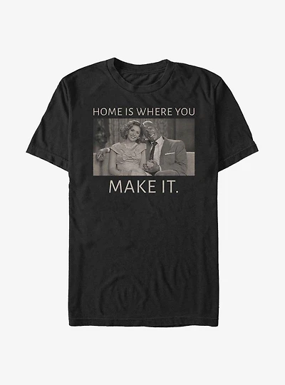 Extra Soft Marvel WandaVision Home Couple T-Shirt