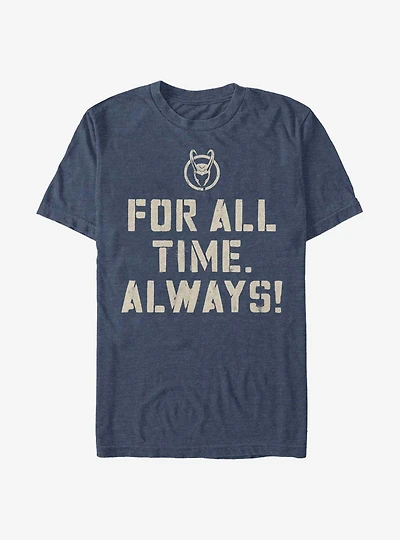 Marvel Loki For All Time. Always! T-Shirt
