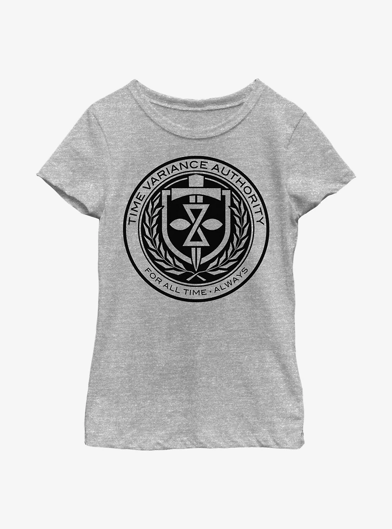Marvel Loki Time Variance Authority Youth Girls T-Shirt