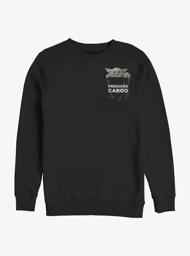 Star Wars The Mandalorian Child Baby Alien Crew Sweatshirt