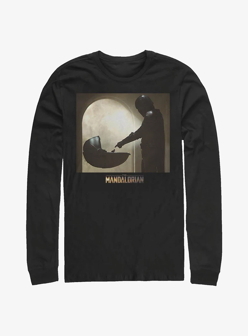 Star Wars The Mandalorian Child Scene Long-Sleeve T-Shirt