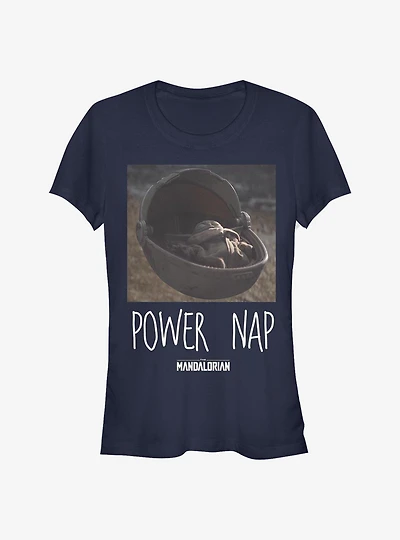 Star Wars The Mandalorian Power Nap Girls T-Shirt