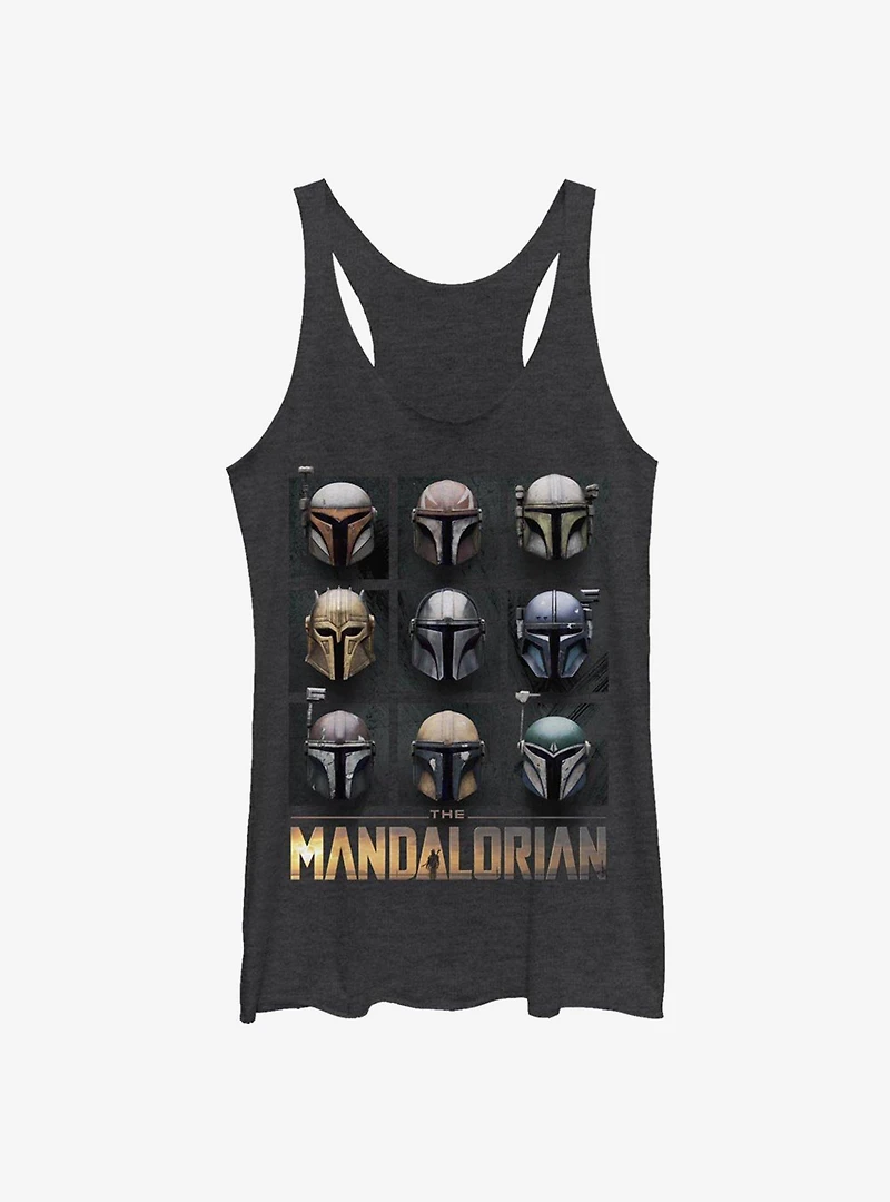 Star Wars The Mandalorian Mando Helmet Boxup Girls Tank