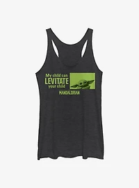 Star Wars The Mandalorian Child Can Levitate Girls Tank Top