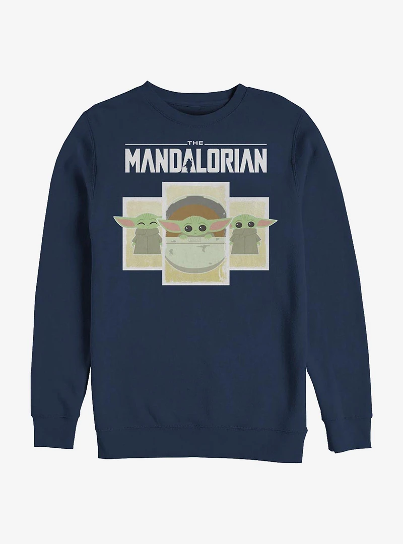 Star Wars The Mandalorian The Child Boxes Crew Sweatshirt