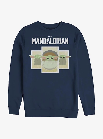 Star Wars The Mandalorian The Child Boxes Crew Sweatshirt
