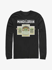 Star Wars The Mandalorian The Child Boxes Long-Sleeve T-Shirt