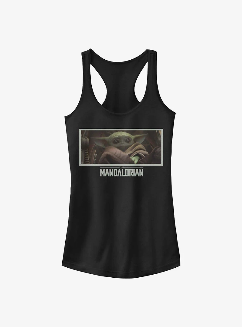 Star Wars The Mandalorian Child Stare Girls Tank Top