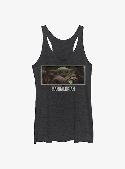Star Wars The Mandalorian The Child The Stare Girls Tank Top
