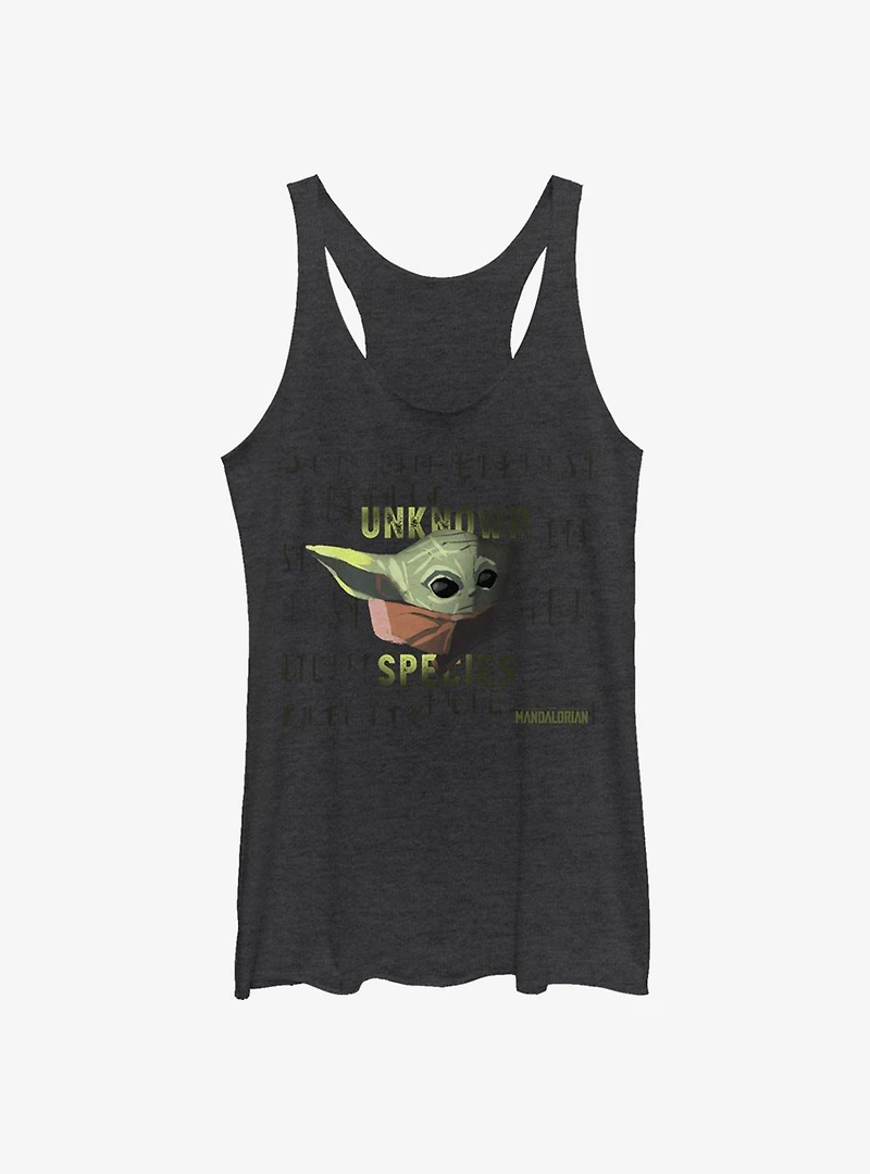 Star Wars The Mandalorian Unknown Species Child Girls Tank Top