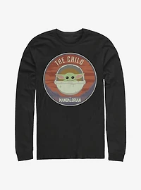 Star Wars The Mandalorian Child Bassinet Badge Long-Sleeve T-Shirt