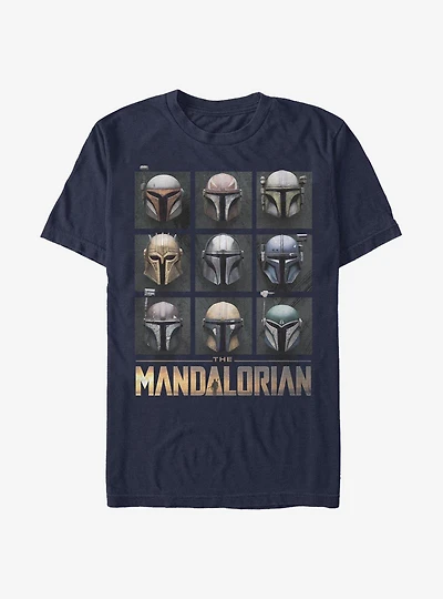 Star Wars The Mandalorian Mando Helmet Boxup T-Shirt