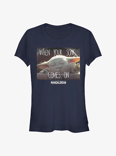 The Mandalorian Song Meme Girls T-Shirt
