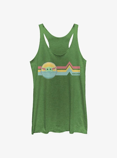 Star Wars The Mandalorian Rainbow Child Girls Tank Top