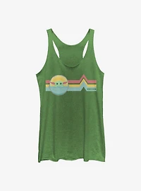 Star Wars The Mandalorian Rainbow Child Girls Tank Top