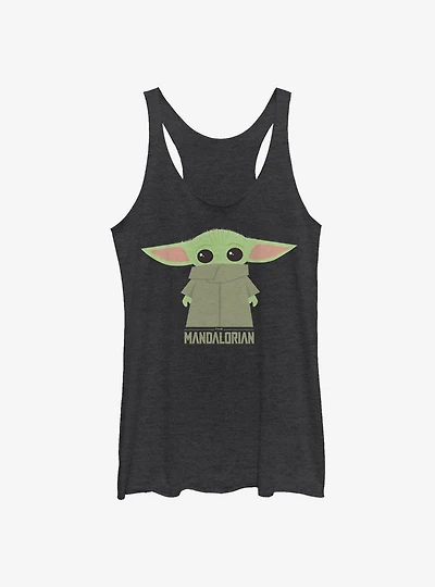Star Wars The Mandalorian Child Covered Face Girls Tank