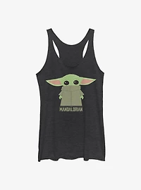Star Wars The Mandalorian Child Covered Face Girls Tank