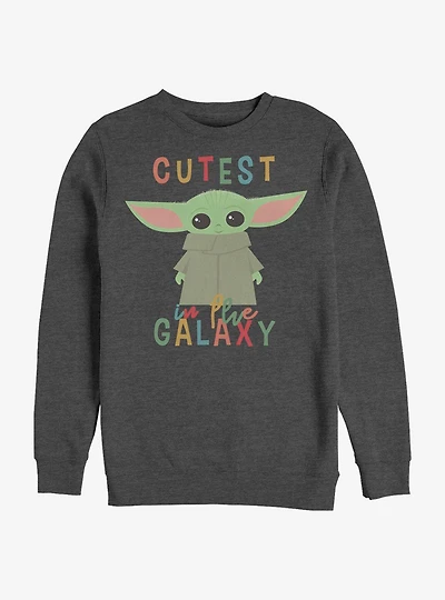 Star Wars The Mandalorian Cutest Little The Child Crew Sweatshirt