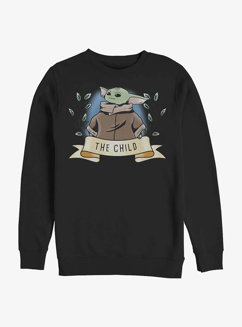 Star Wars The Mandalorian Child Banner Crew Sweatshirt