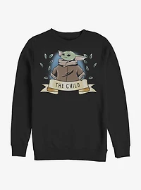 Star Wars The Mandalorian Child Banner Crew Sweatshirt