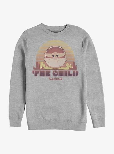 Star Wars The Mandalorian Sunset Child Sweatshirt