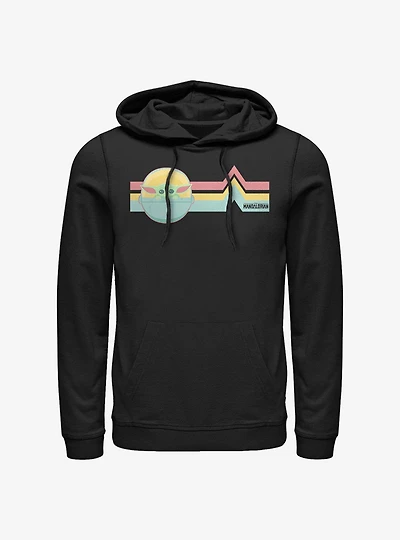 Star Wars The Mandalorian Rainbow Child Hoodie