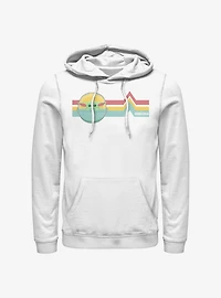 Star Wars The Mandalorian Rainbow Child Hoodie