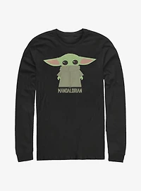 Star Wars The Mandalorian Child Covered Face Long-Sleeve T-Shirt