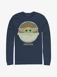 Star Wars The Mandalorian Child Cute Bassinet Long-Sleeve T-Shirt