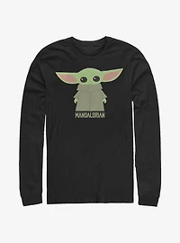 Star Wars The Mandalorian Child Cute Stance Long-Sleeve T-Shirt