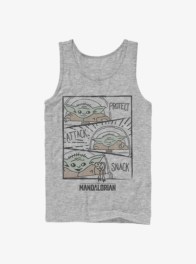 Star Wars The Mandalorian Child Doodle Panels Tank