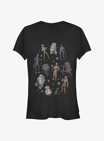Star Wars Sidekick Circle Girls T-Shirt