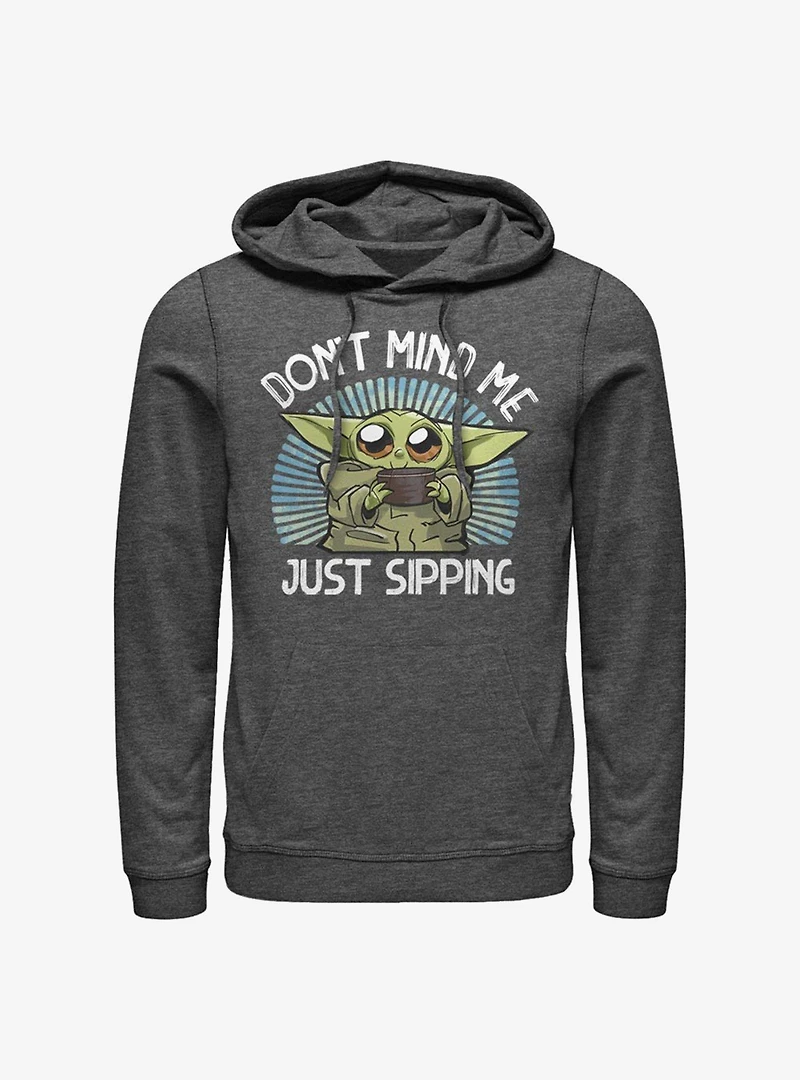 Star Wars The Mandalorian Just Sipping Child Hoodie