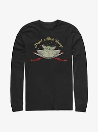 Star Wars The Mandalorian Child Protect Attack Unwrap Long-Sleeve T-Shirt